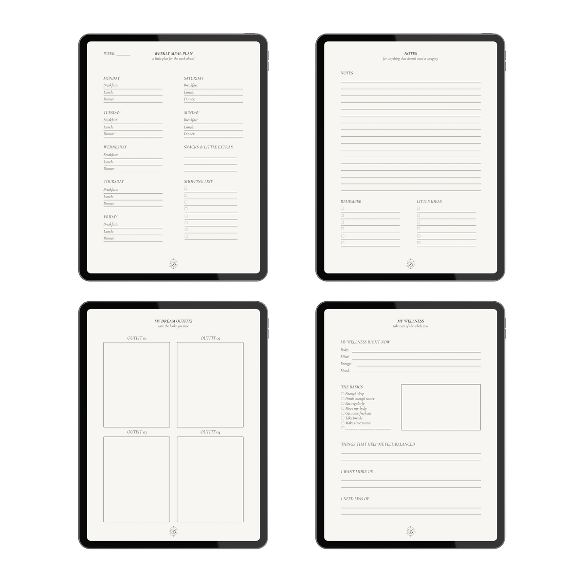 The Selfcare Planner